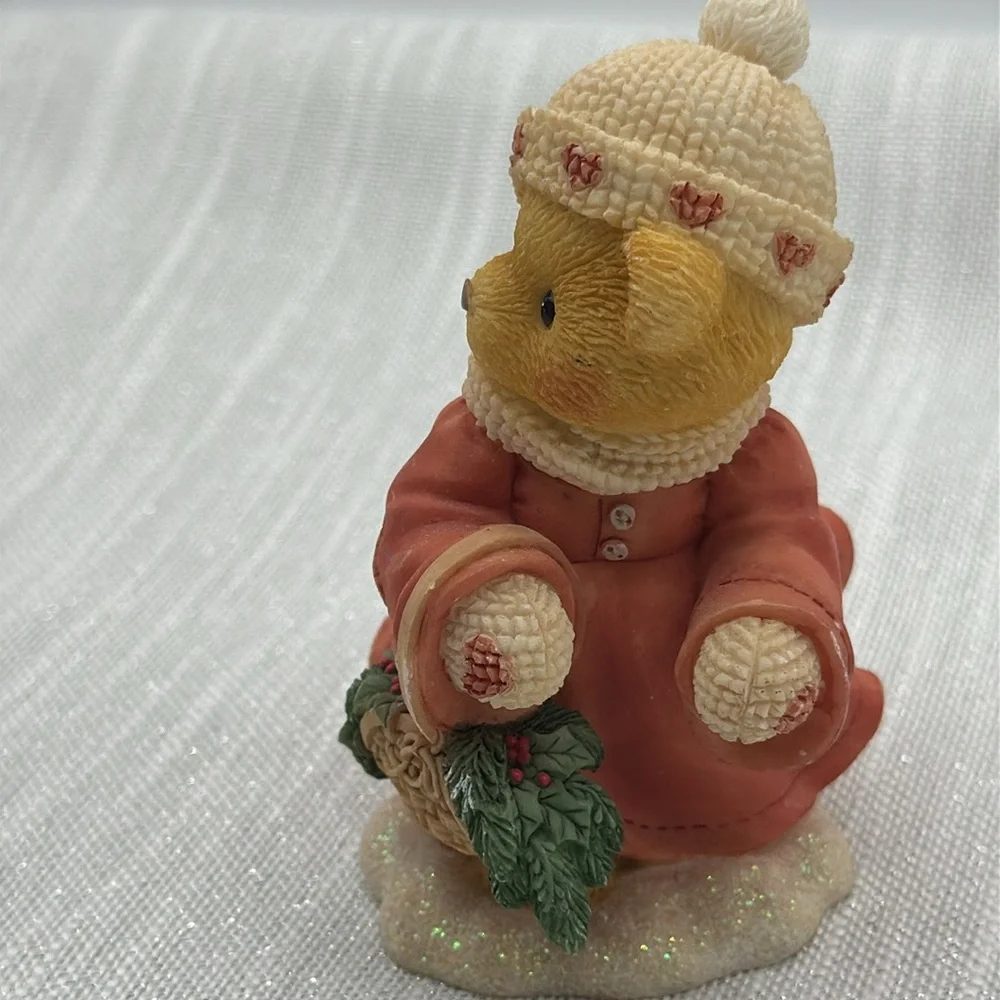 Cherished Teddies Shirley 1999 Limited Edition Release Christmas Figurine Enesco